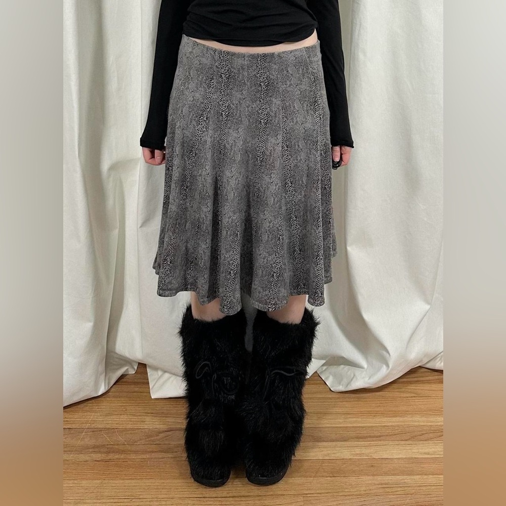 Hard Tail Snake Print Midi Skirt - Picture 2 of 8